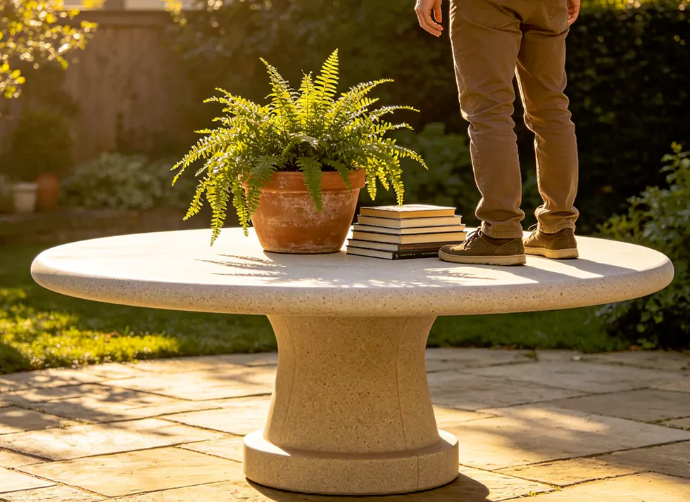 Tulip FRP Outdoor Dining Set
